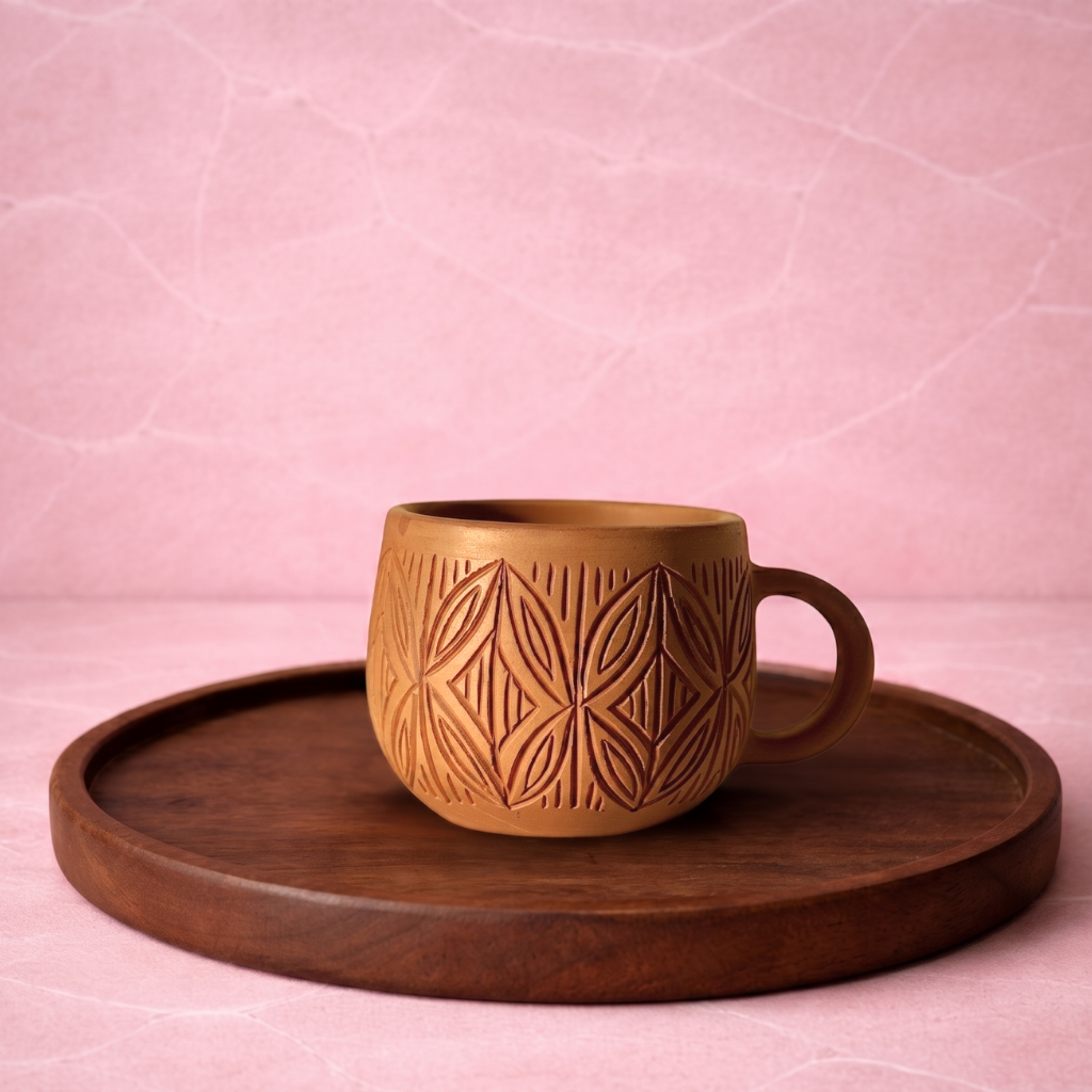 Terracotta cup